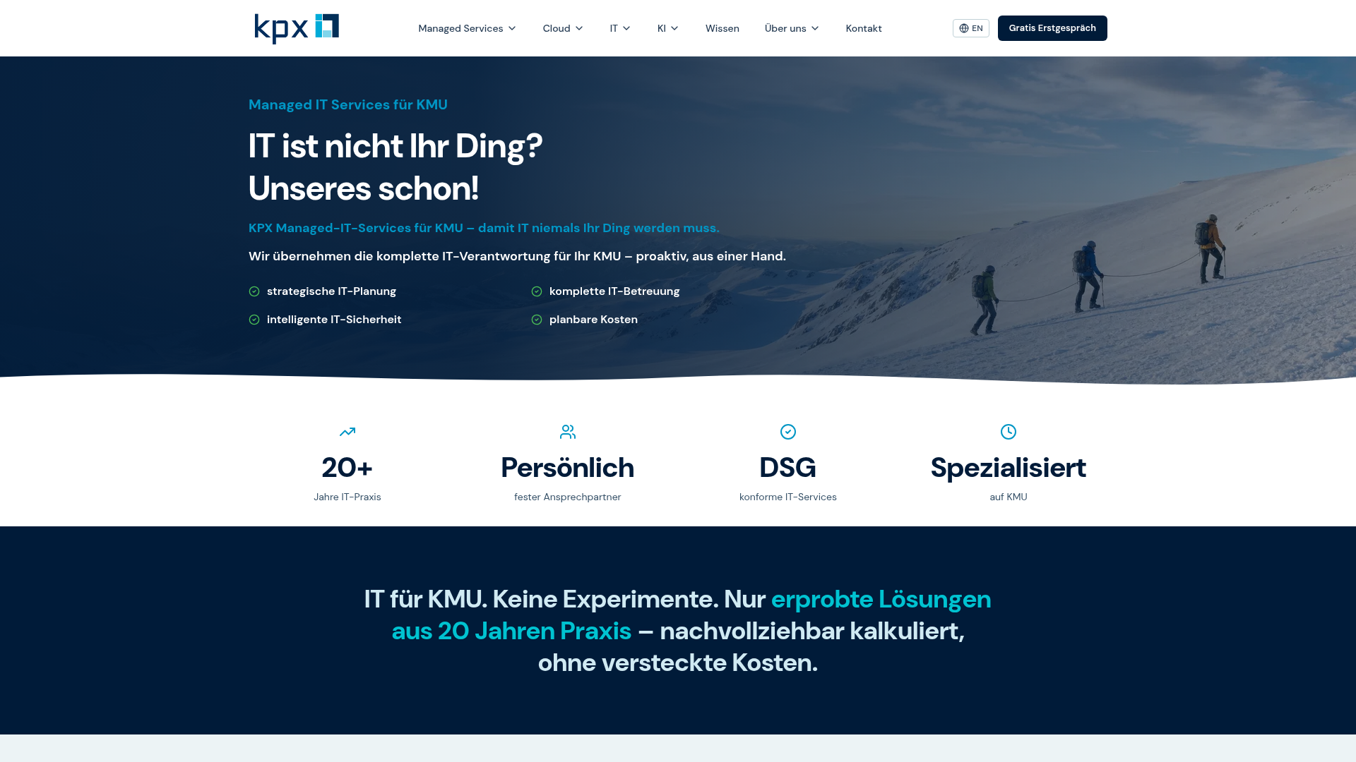 Website von KPX AG