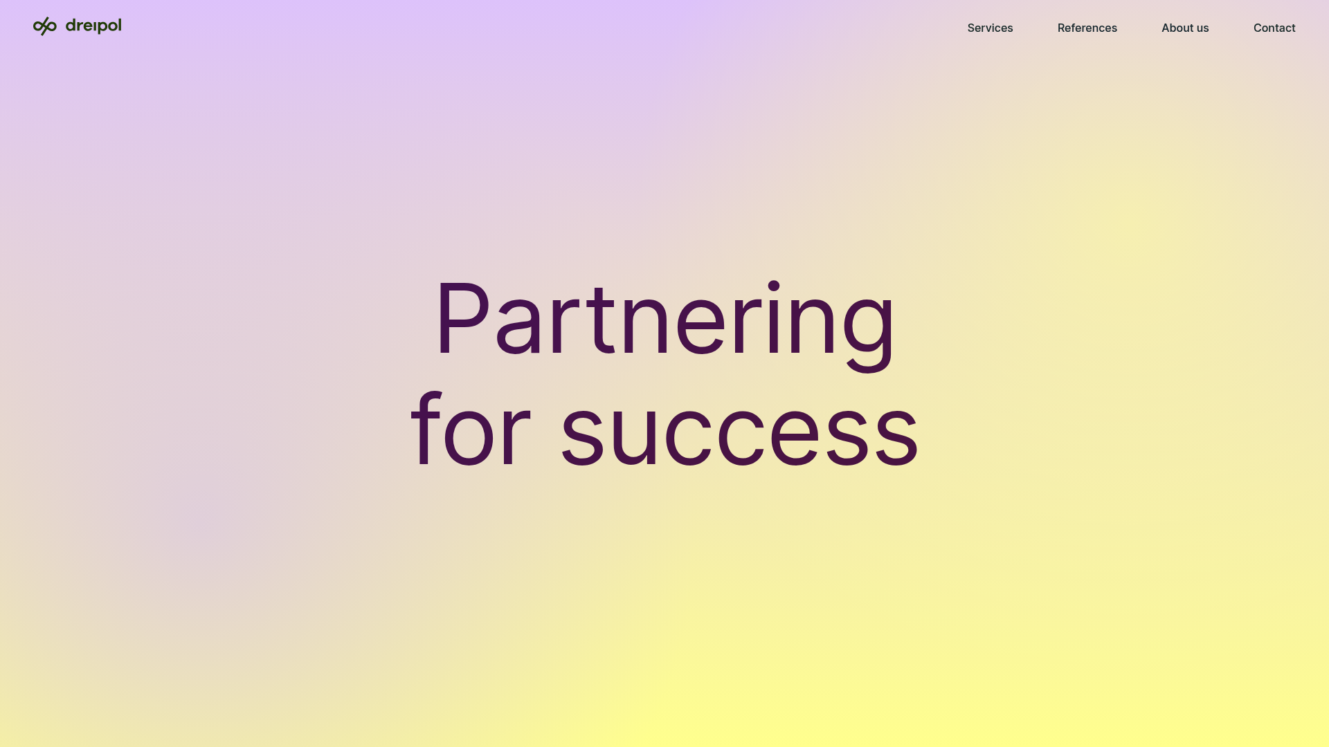 Website von dreipol AG