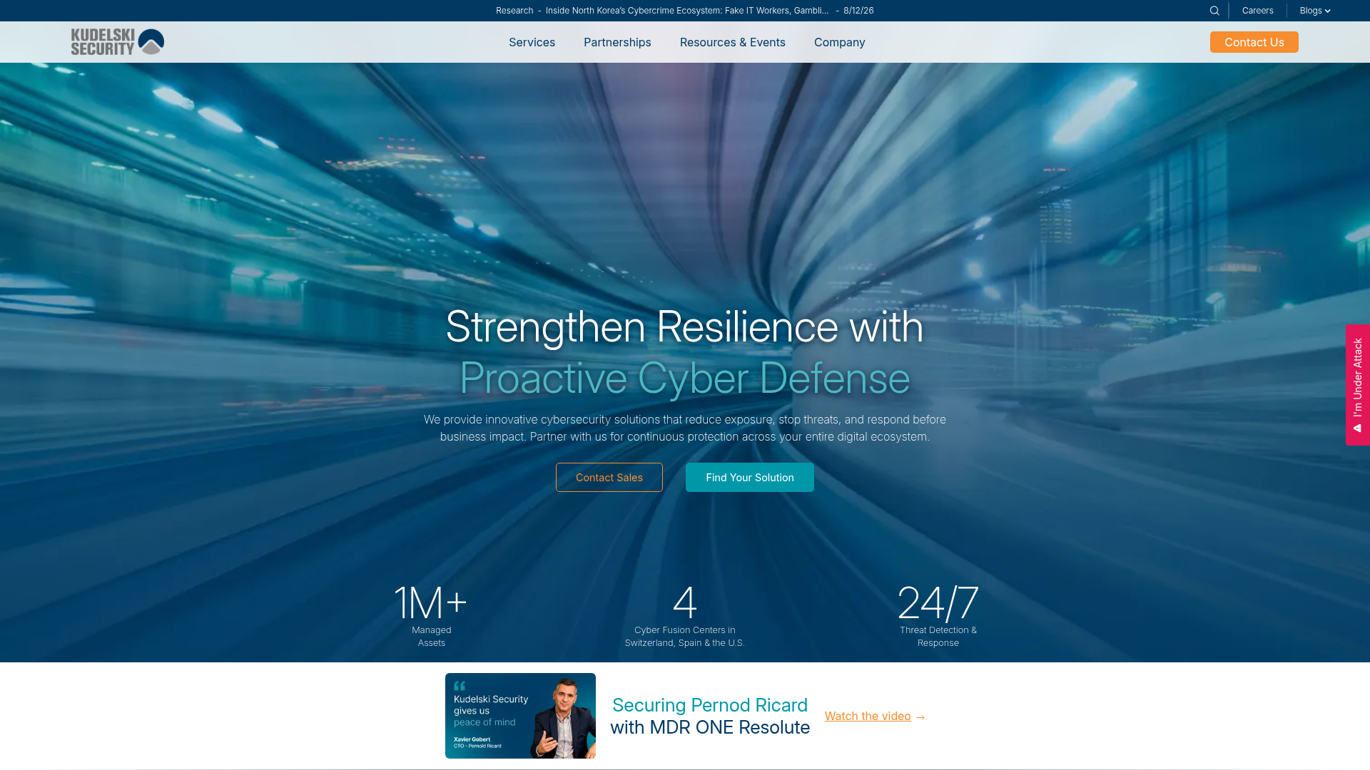 Website von Kudelski Security