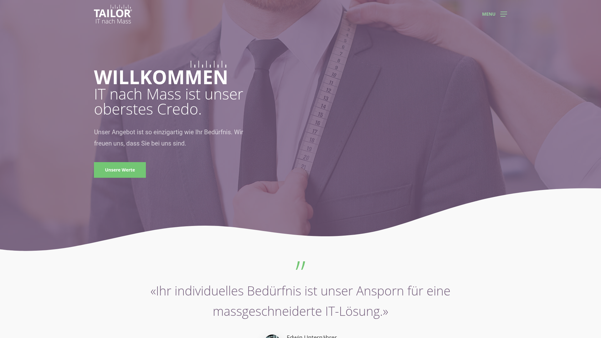 Website von TailorIT AG