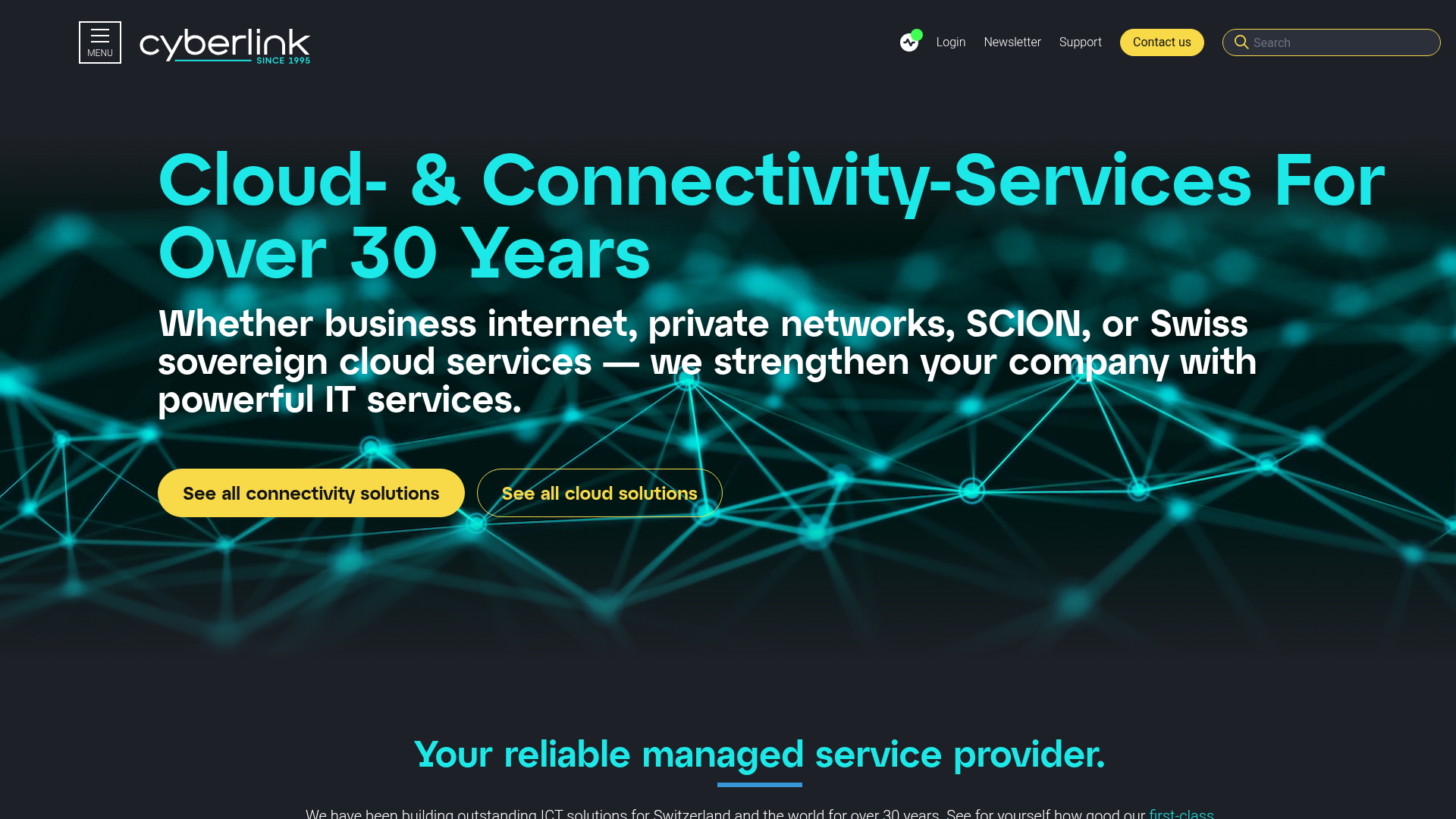 Website von Cyberlink AG