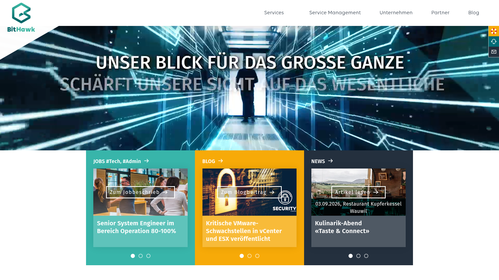 Website von BitHawk