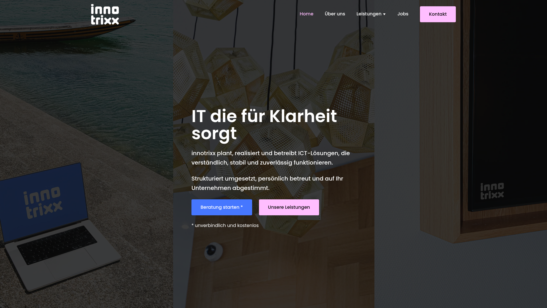 Website von innotrixx AG