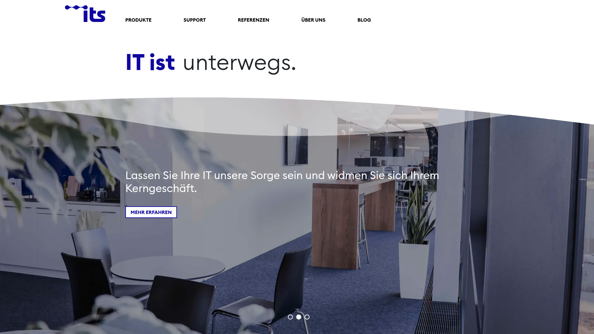 Website von IT-S GmbH