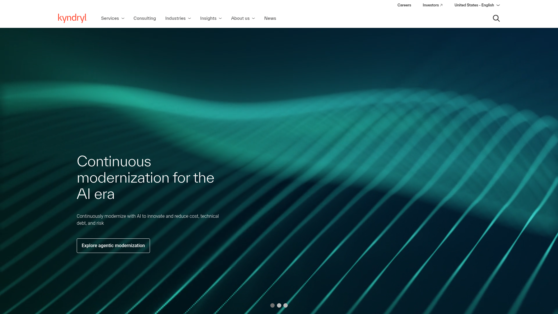Website of Kyndryl Switzerland LLC