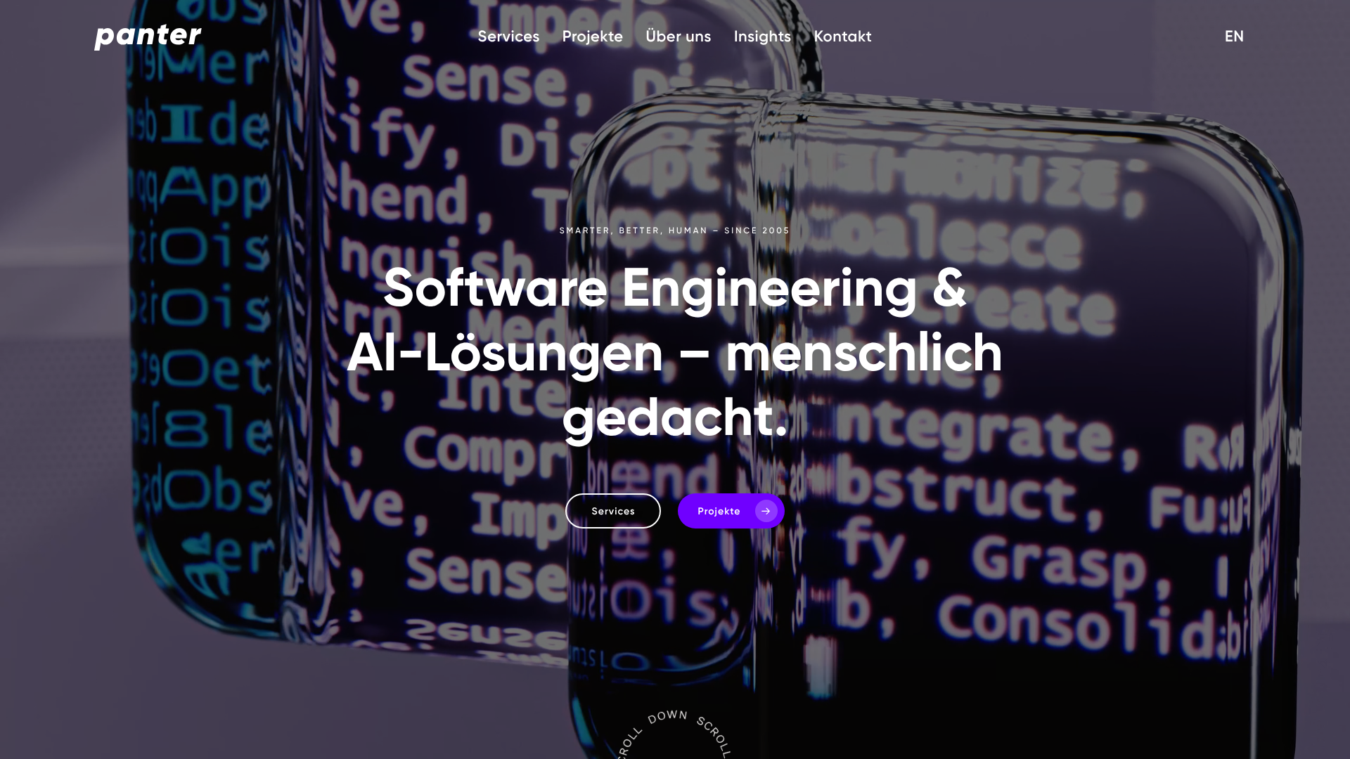 Website von Panter AG