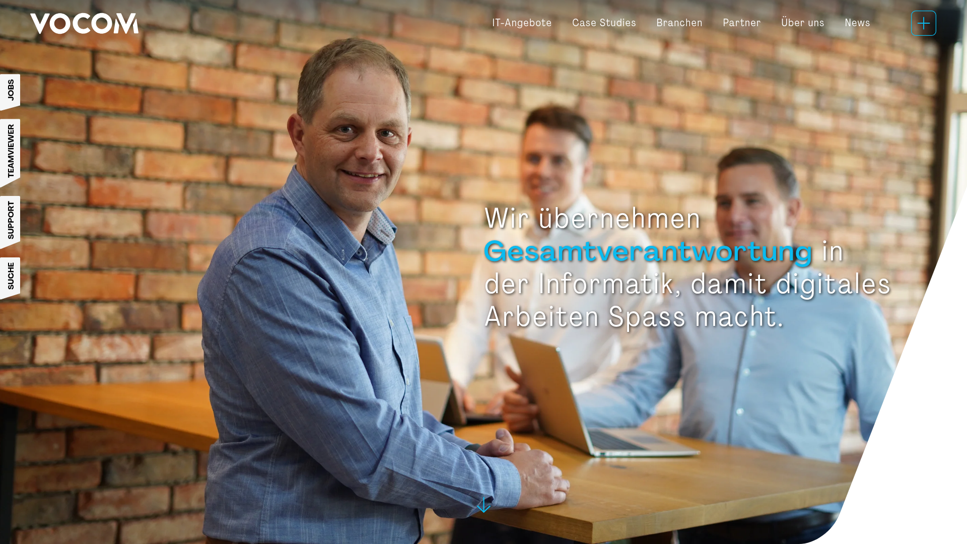 Website von VOCOM Informatik AG