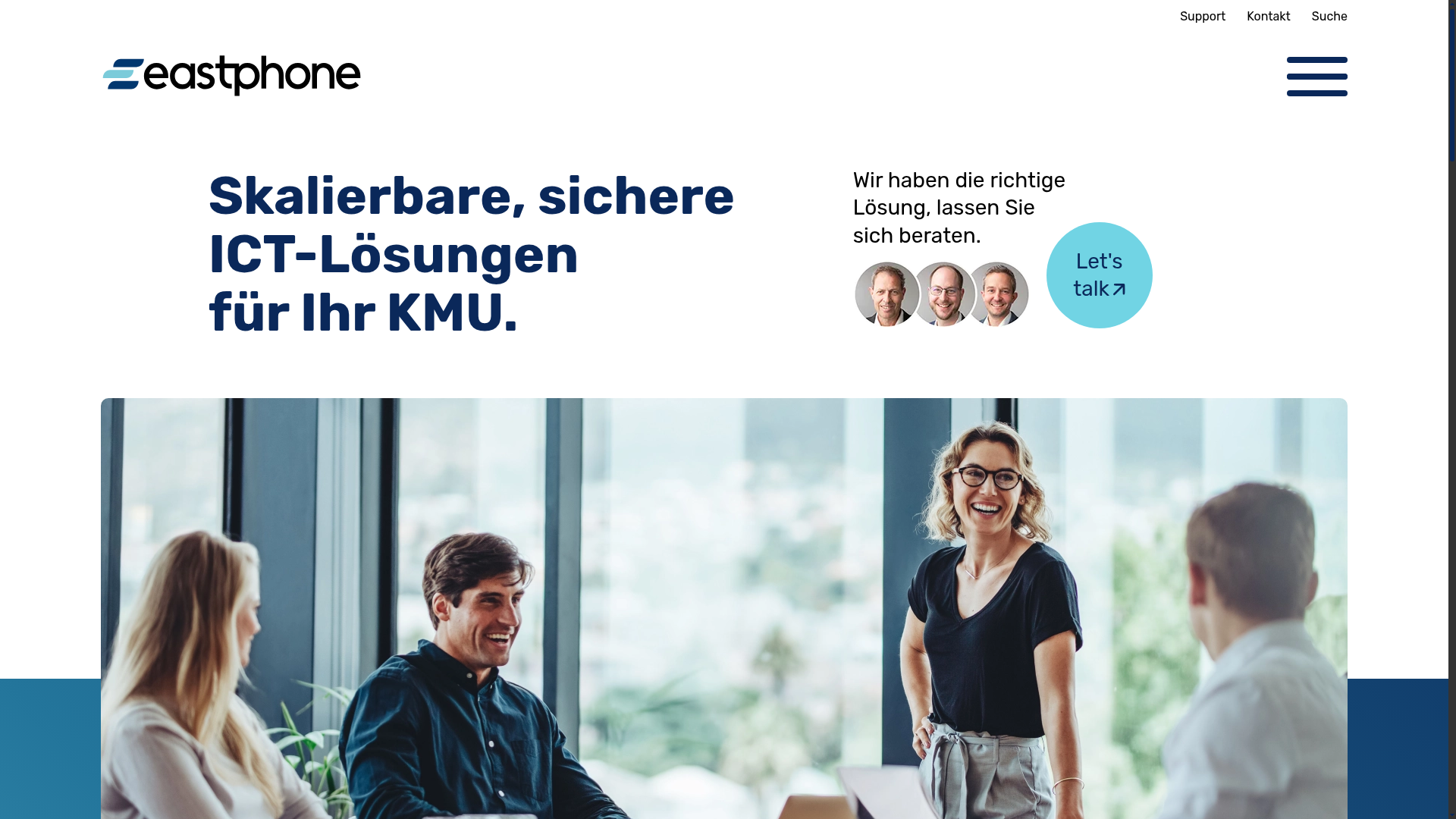 Website von eastphone ag