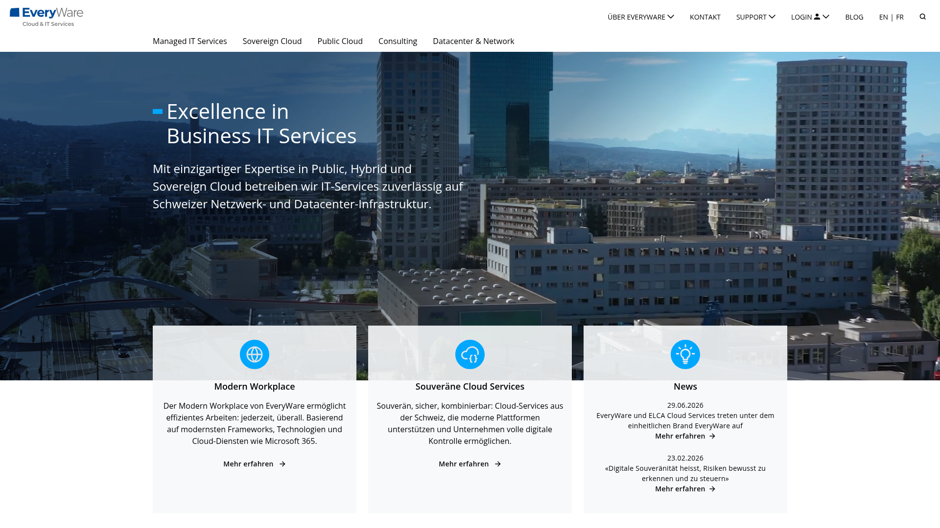 Website of EveryWare AG