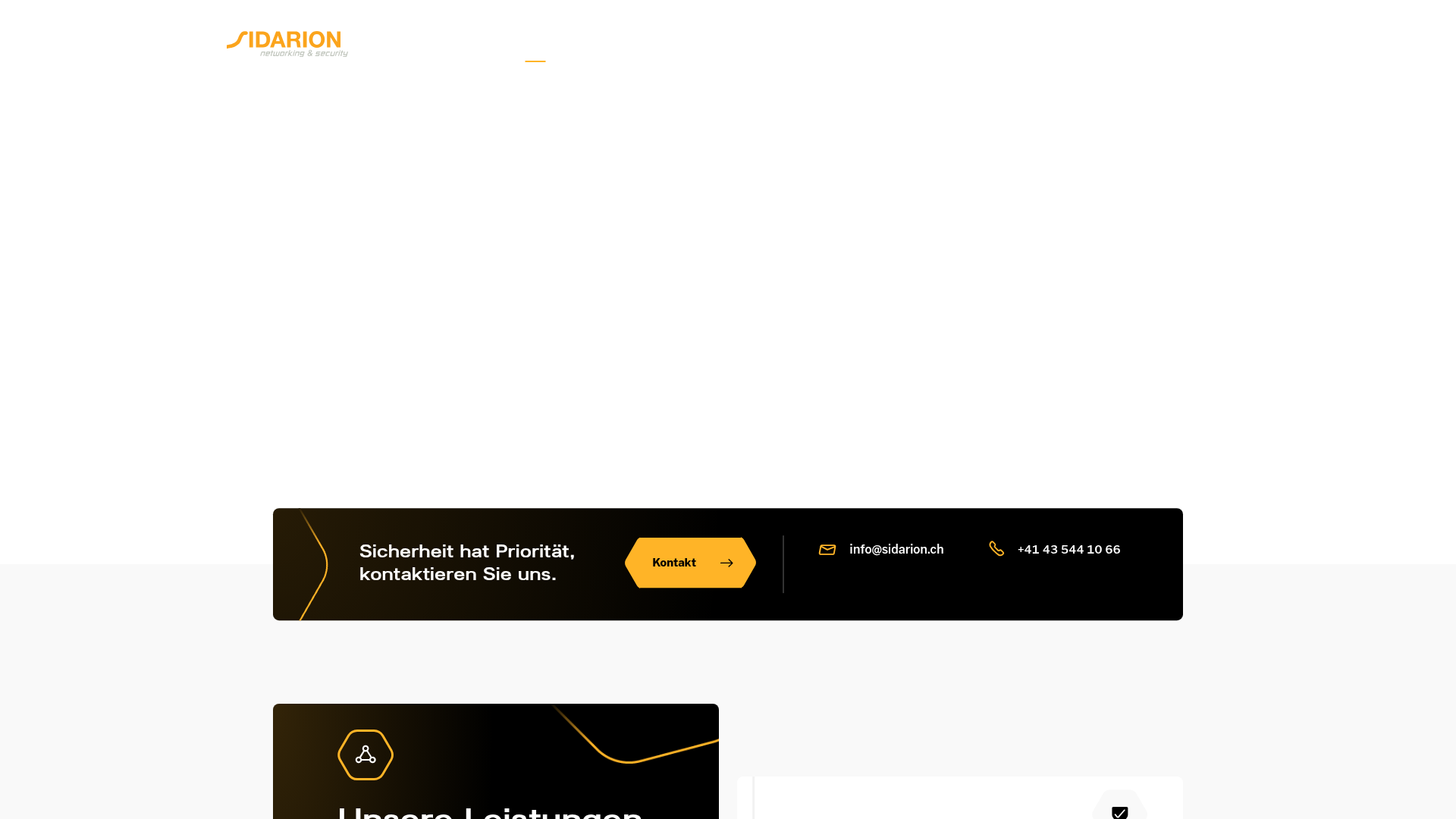 Website von Sidarion AG