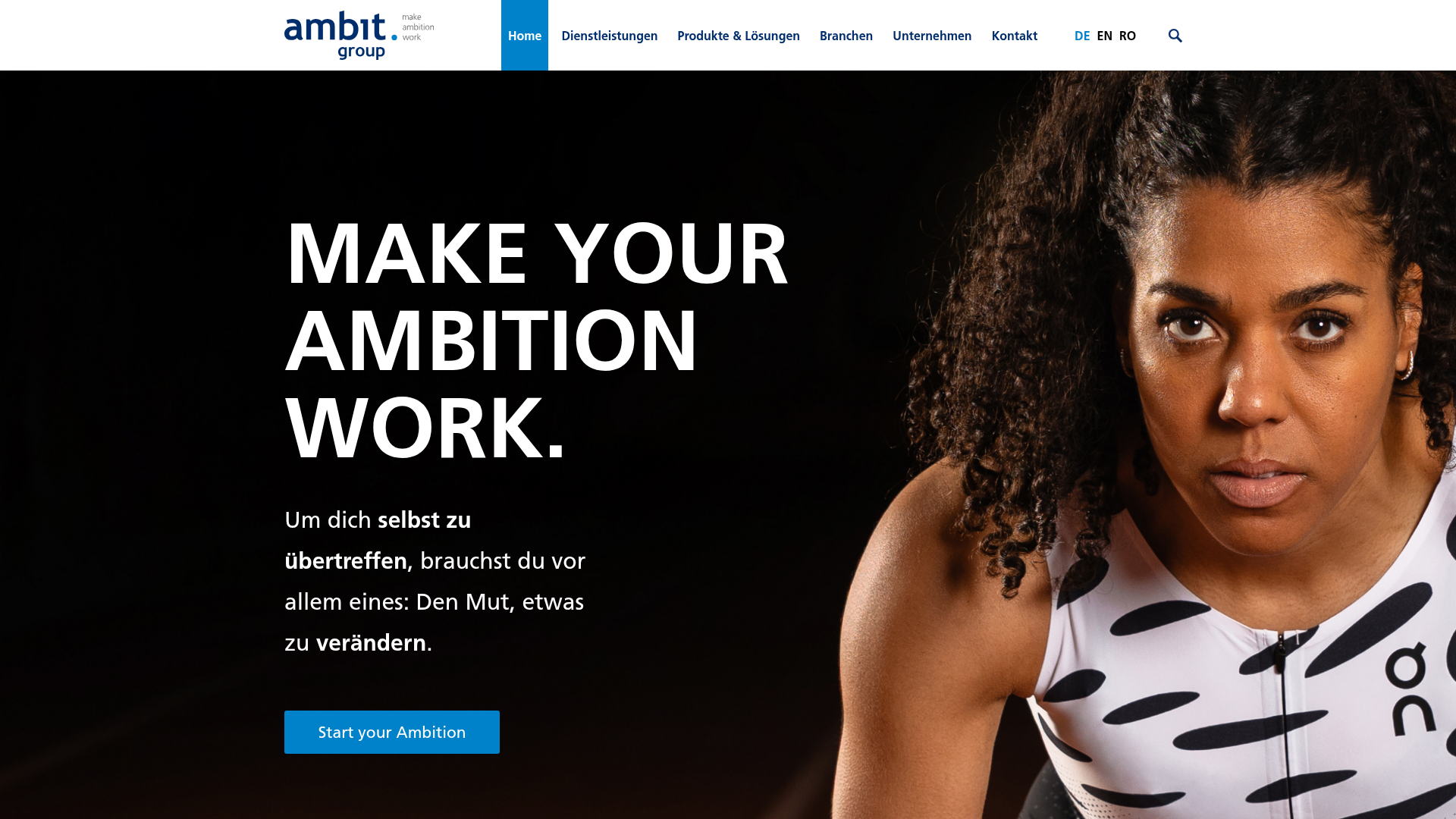 Website von Ambit Group AG