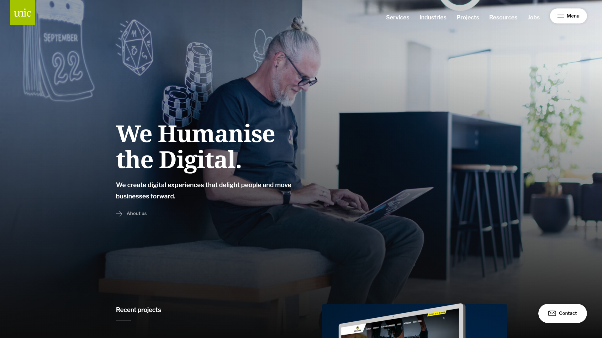 Website von Unic AG
