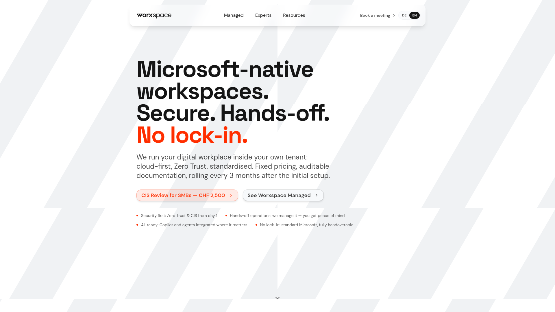 Website von Worxspace AG
