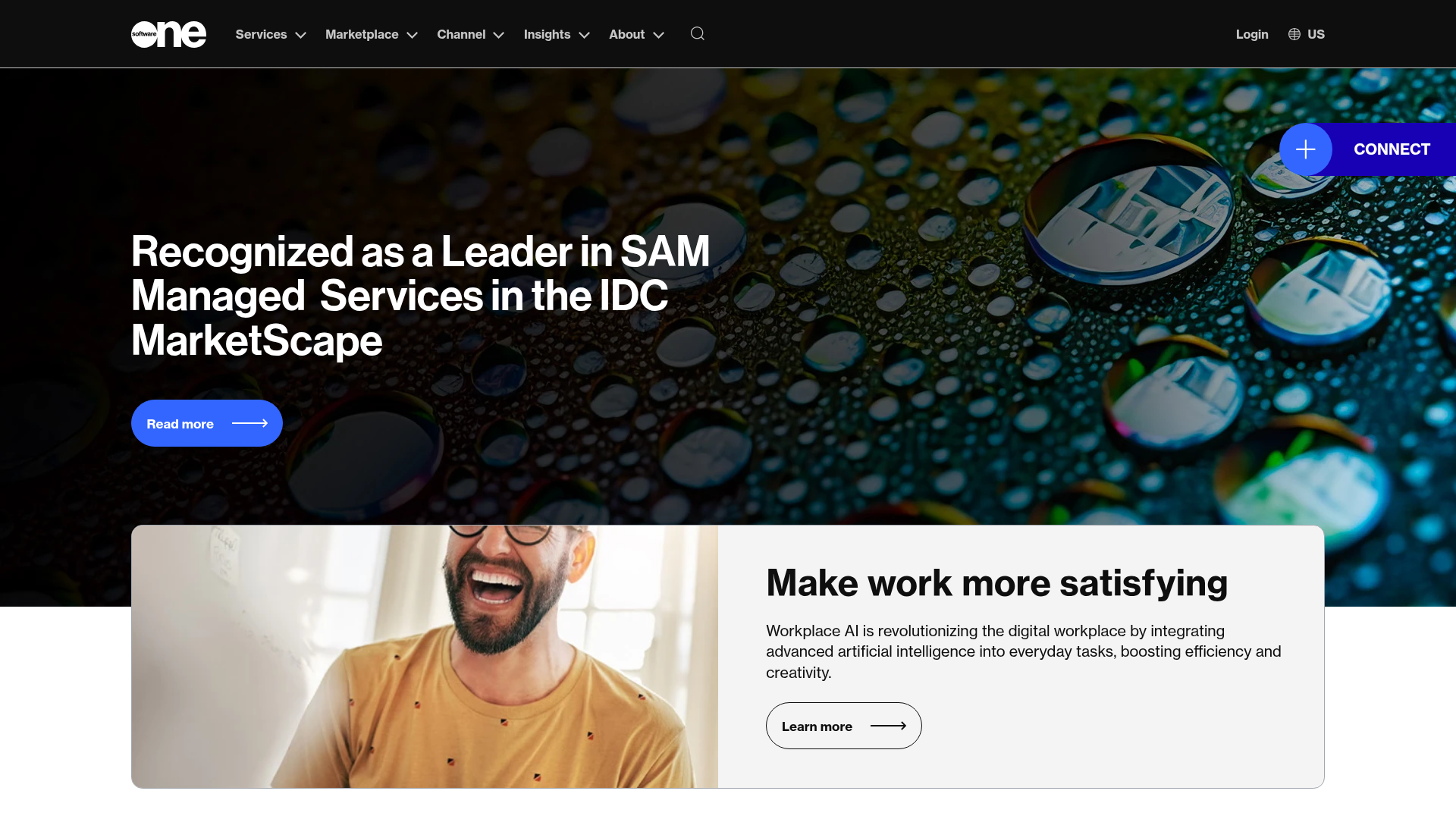 Website von SoftwareOne AG