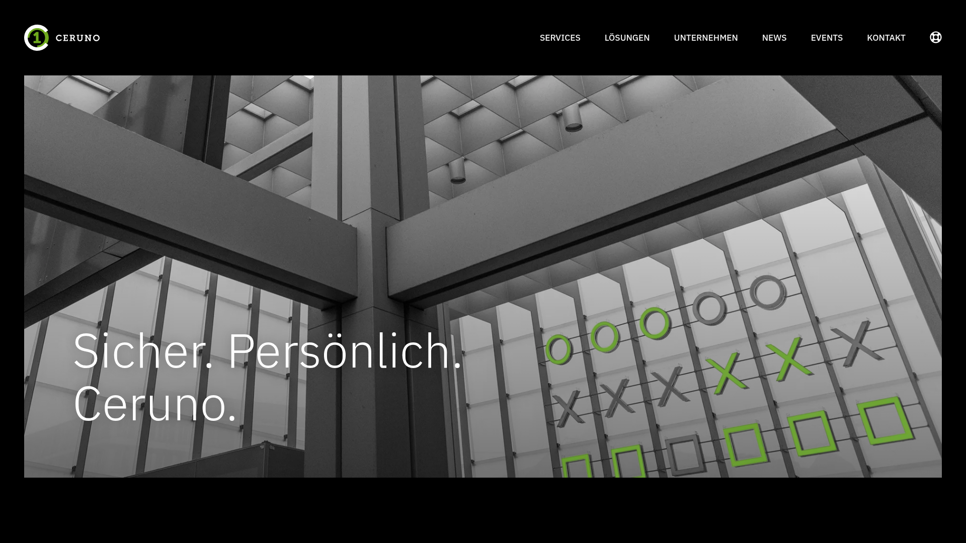 Website von Ceruno AG