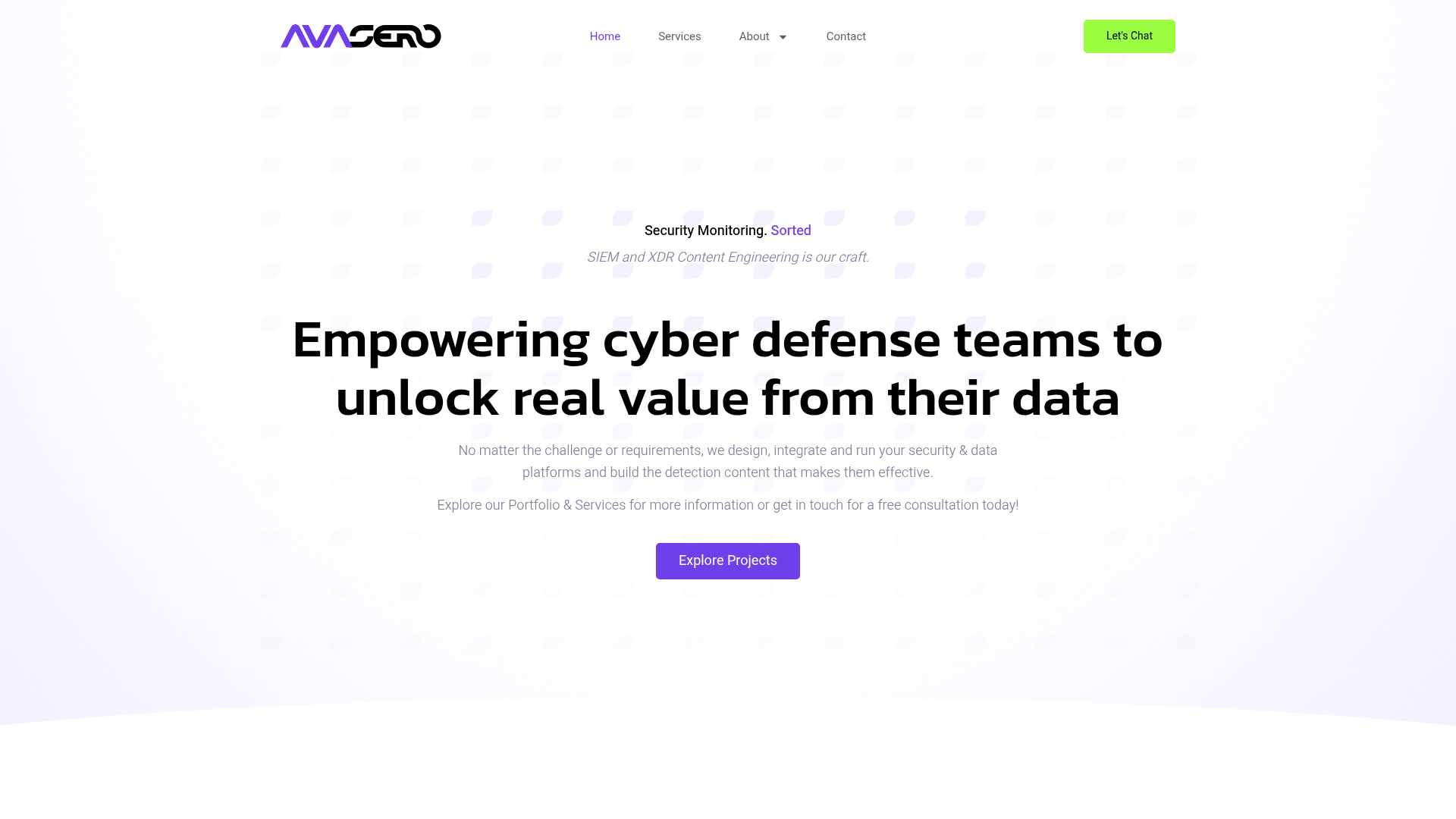 Website von Avasero GmbH