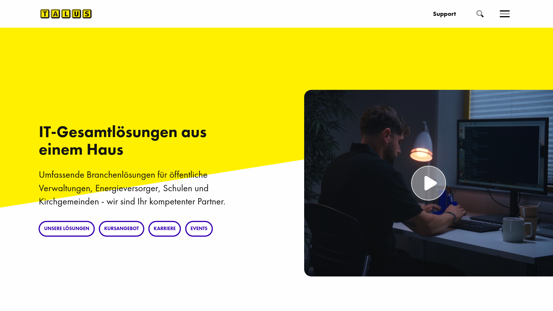 Website von Talus computer science AG