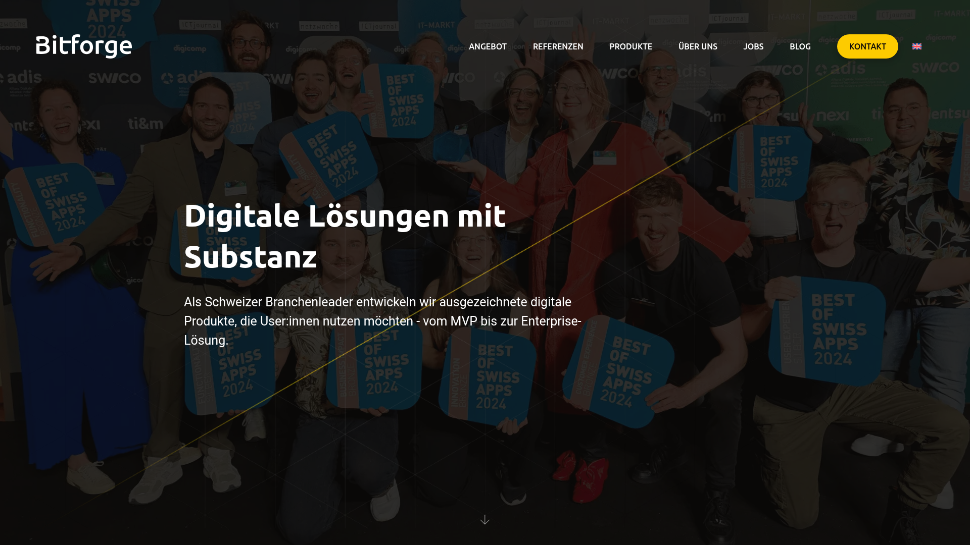 Website of Bitforge AG