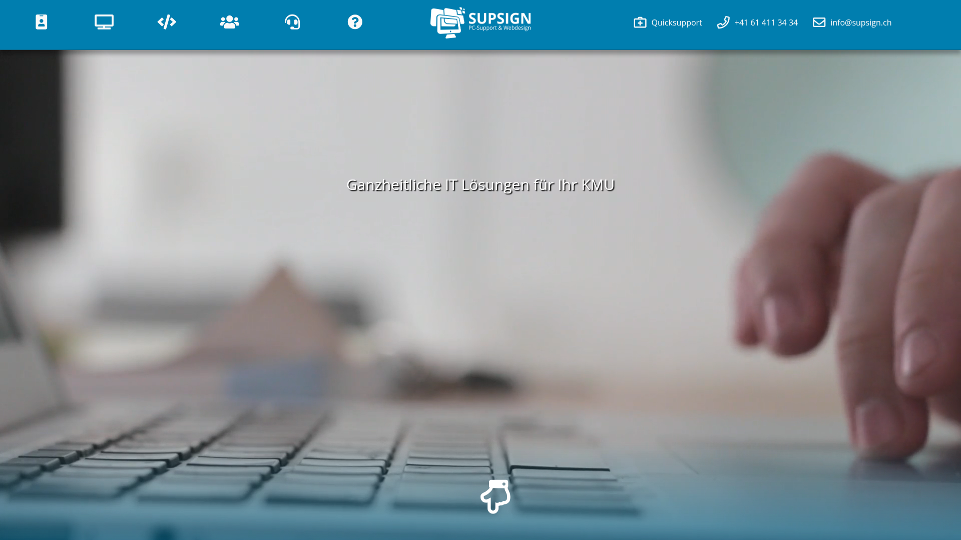 Website von Supsign GmbH