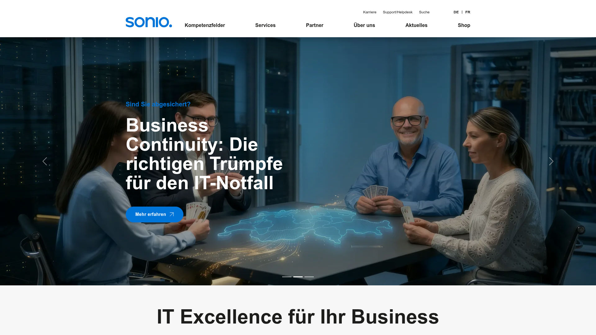 Website von Sonio AG