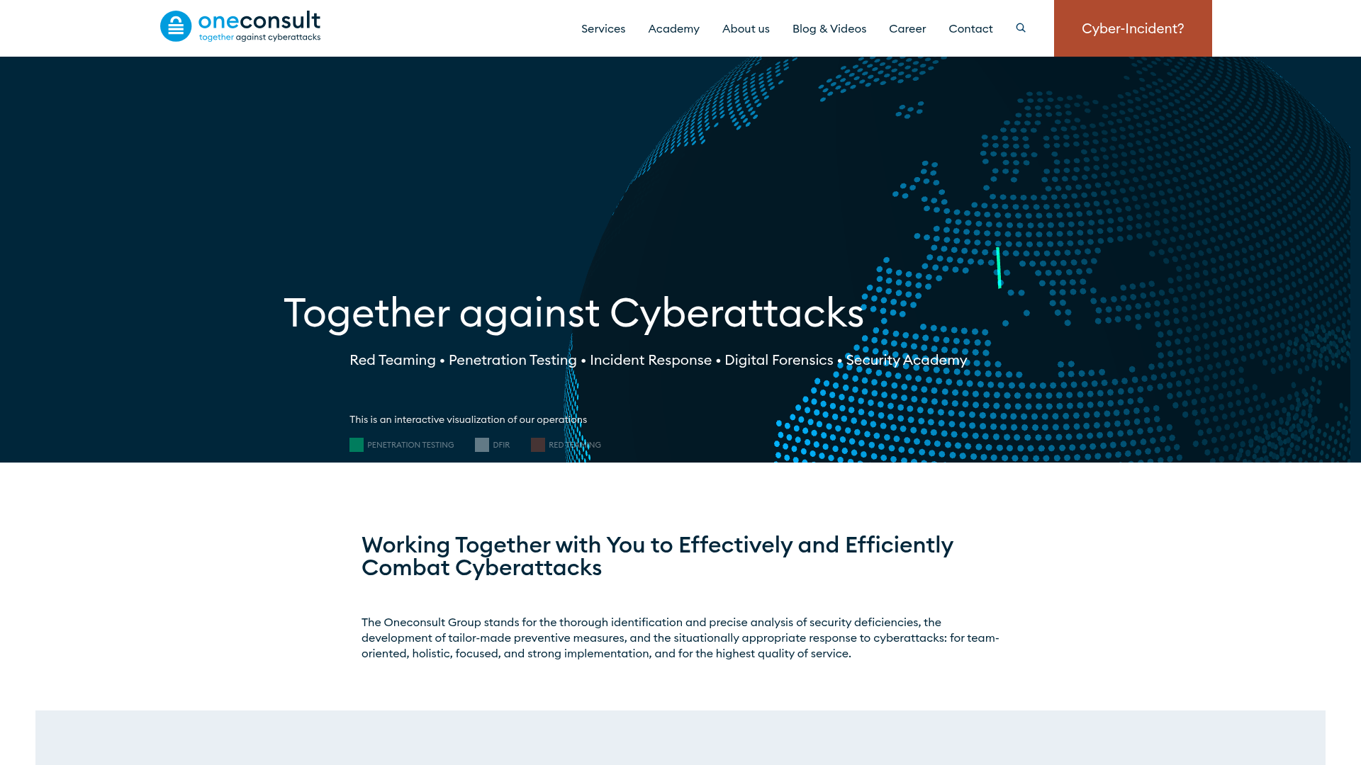 Website of Oneconsult AG