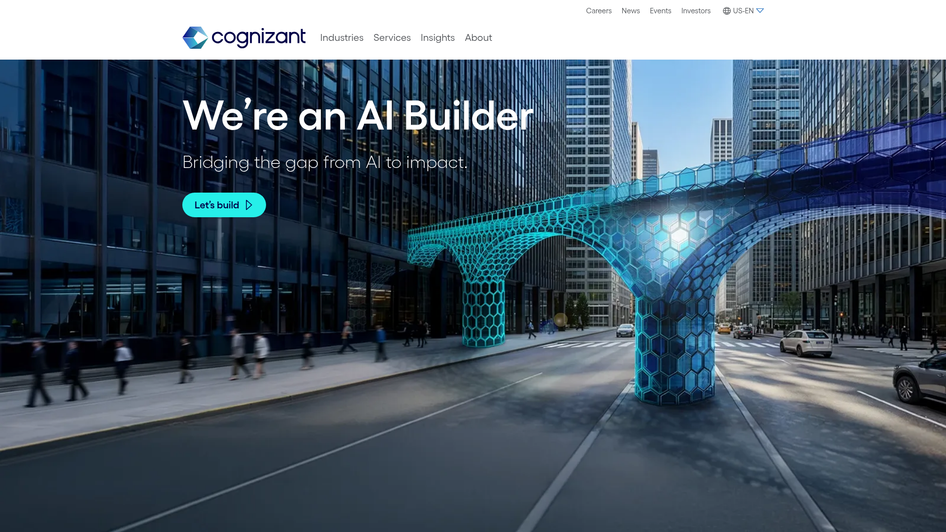 Website von Cognizant Technology Solutions AG